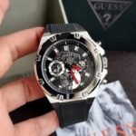 Guess GW0334G1 Black Dial Steel Bracelet