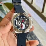 Guess GW0334G1 Black Dial Steel Bracelet