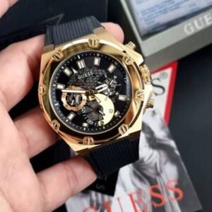 Guess Multifunction Black And Gold 40mm