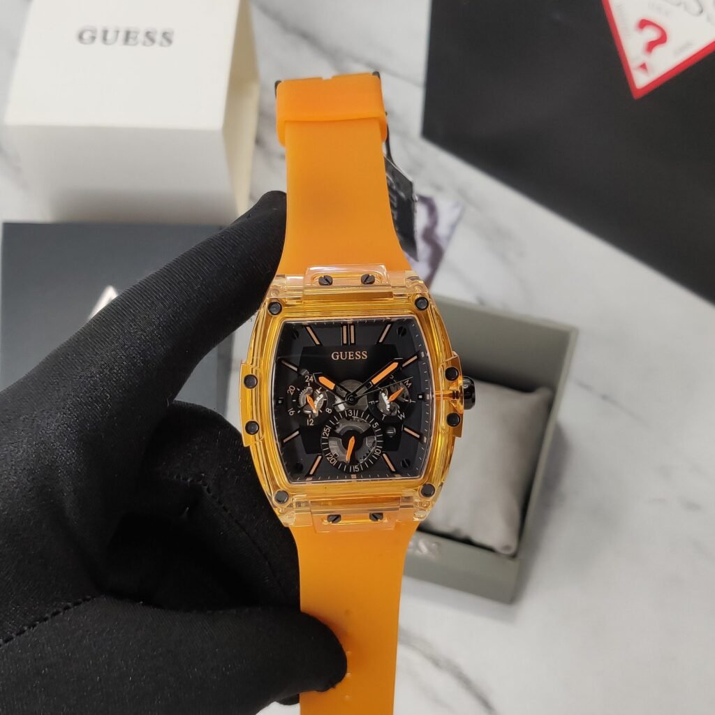 Guess Multifunction Orange Chronograph
