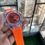 Hublot Big Bang Skeleton Chronograph Orange Dial
