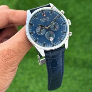 Hugo Boss Blue Chronograph 12Hr Dial
