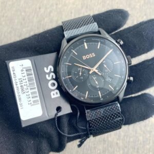 Hugo Boss Chronograph 42mm Black Dial