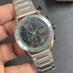 Hugo Boss Chronograph 44mm Black Dial Stainless Steel Bracelet