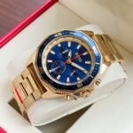 Hugo Boss Chronograph Blue Dial with Gold Accents