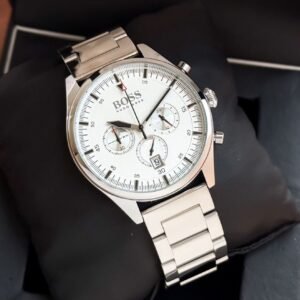 Hugo Boss Chronograph Silver White Dial