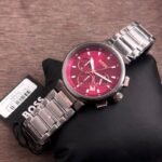 Hugo Boss One Red Dial Chronograph 44mm
