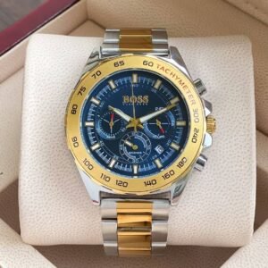 Hugo Boss Vintage Blue Dial with Golden Bezel