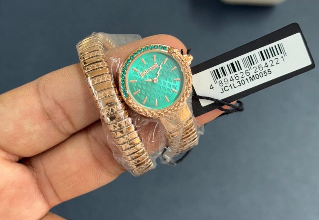 Just Cavalli Cerchio Snake Green Dial Quartz