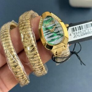 Just Cavalli Serpente Taglio Green Dial Quartz