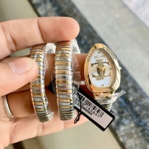 Justcavalli Vezzoso Silver Dial Stainless Steel