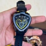 Lamborghini Spyder Chronograph Black And Yellow